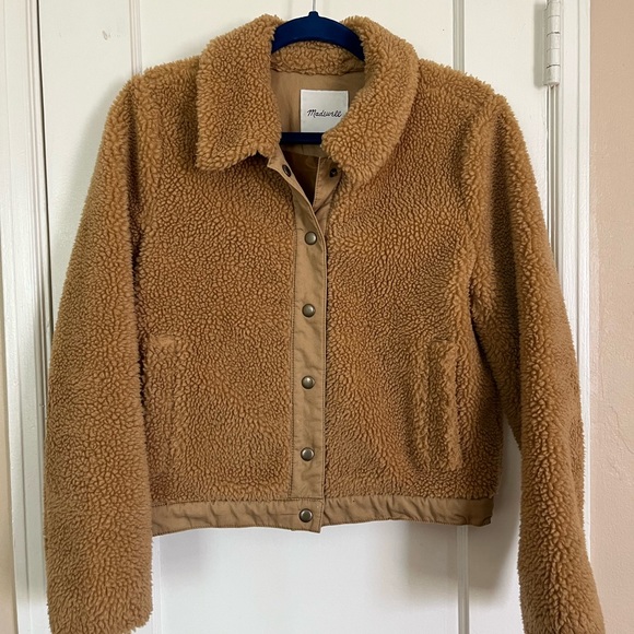 Madewell shearling jacket 🧥 super cute and like new! - Picture 1 of 3